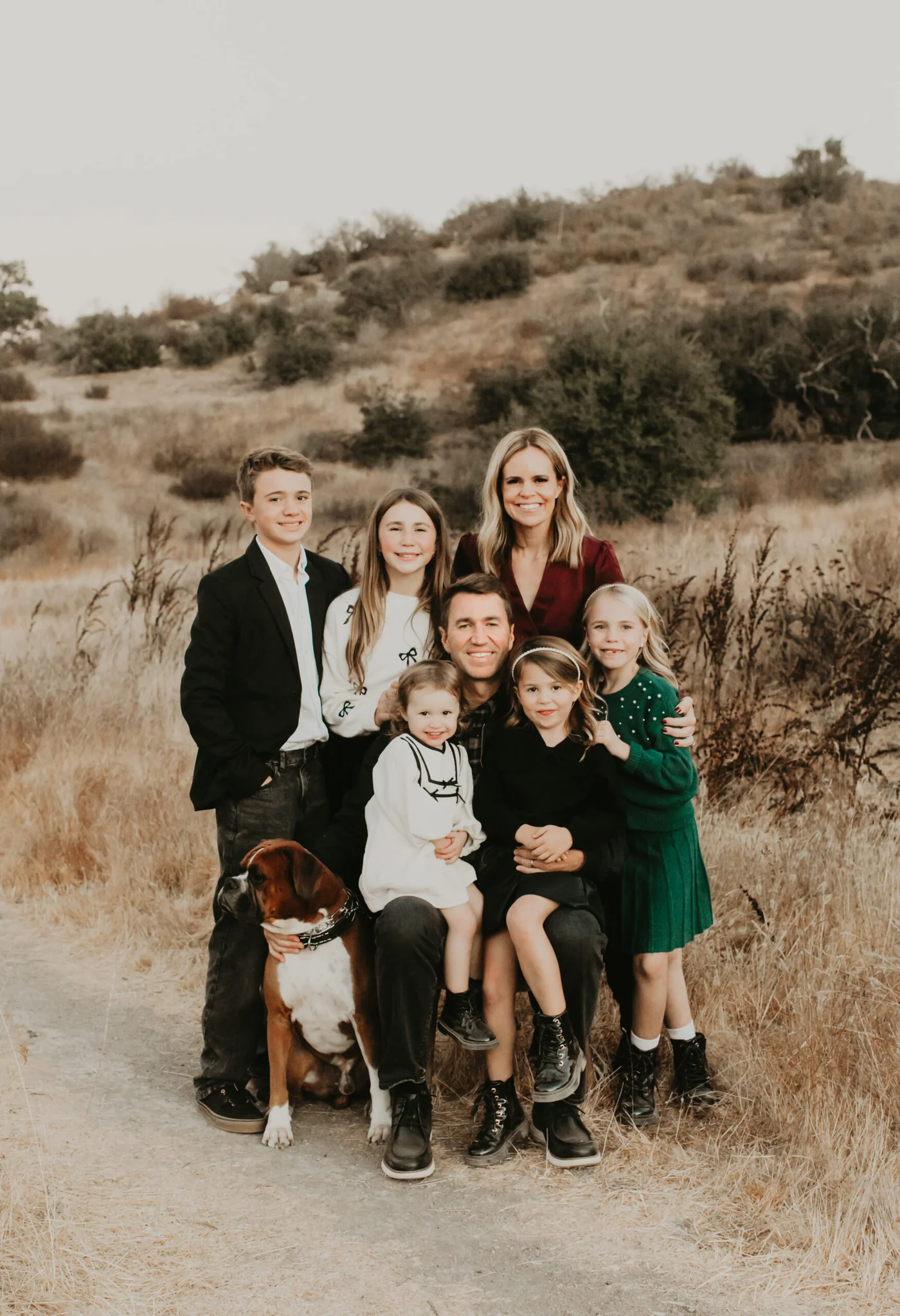 Patrick and Lea with their family